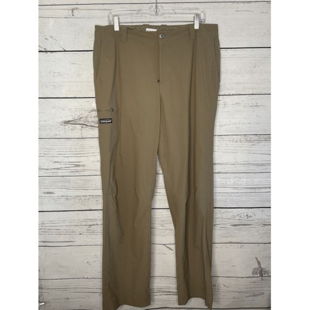 NWOT Patagonia‎ Brown/Beige Stretchy Hiking Straight Chino Pants Men 36 Thailand
